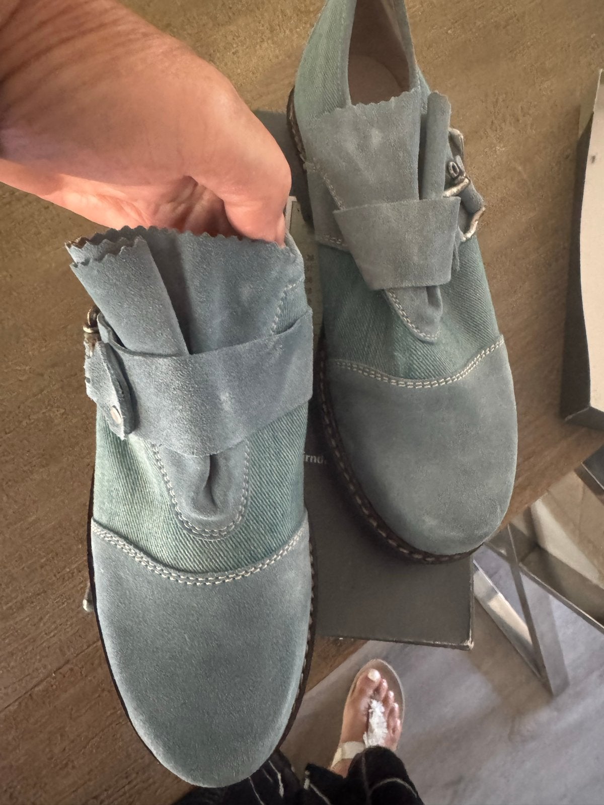 Nieuwe Trachten Wildlederen Schoenen Oktoberfeest - Maat 41, Ophalen of Verzenden, Nieuw, Blauw, Overige typen