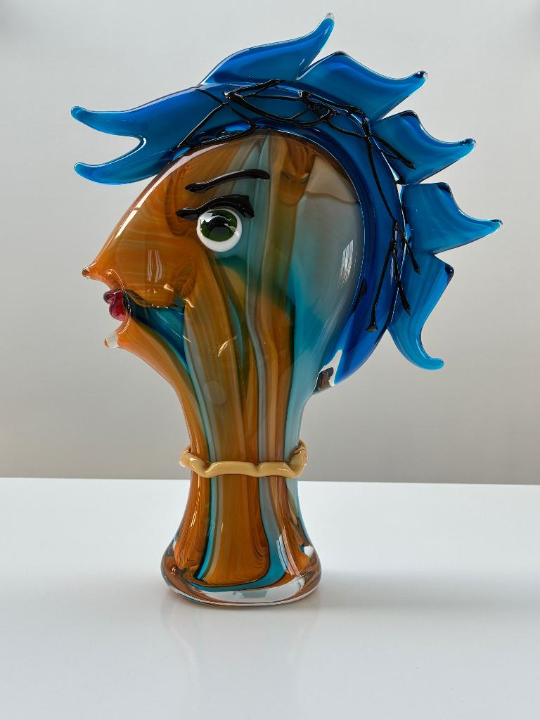 Murano glas Picasso-stijl - nieuw product, Antiek en Kunst, Antiek | Glas en Kristal, Ophalen