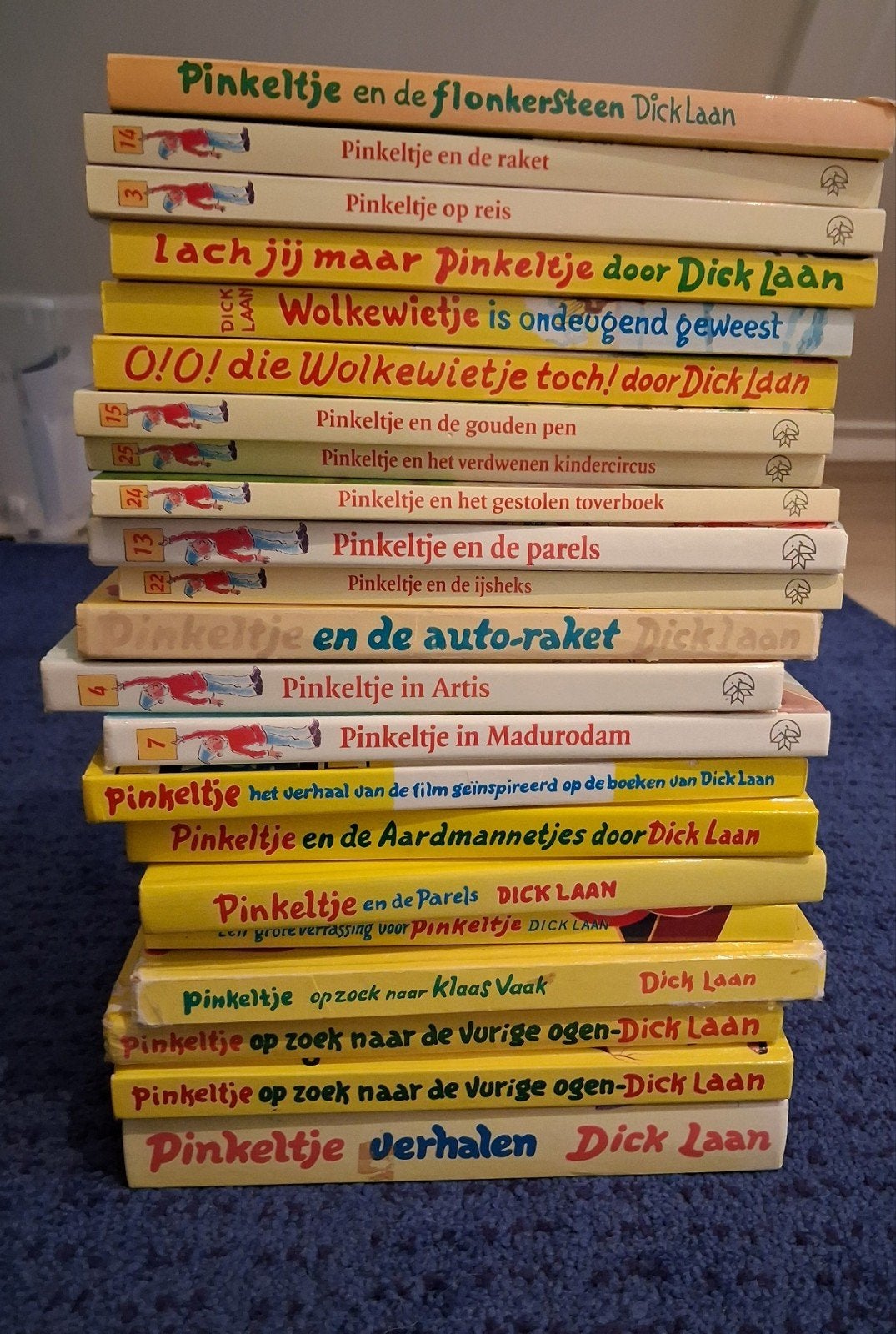 Pinkeltje boeken van Dick Laan 22 stuks, Ophalen of Verzenden, Gelezen, Dick Laan, Fictie algemeen