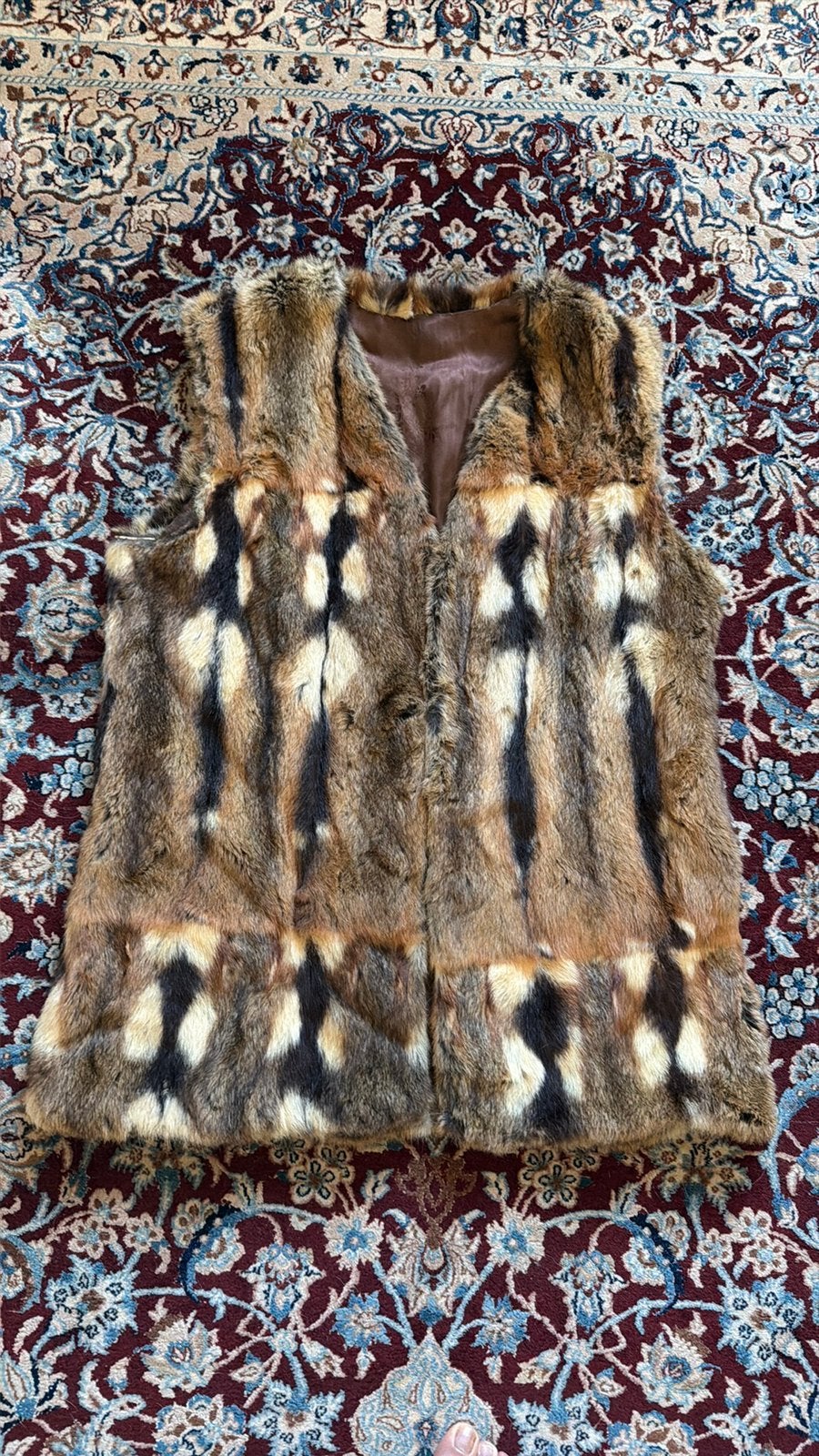 Bont jas maat s, Kleding | Dames, Ophalen of Verzenden, Zo goed als nieuw, Maat 38/40 (M), Zwart