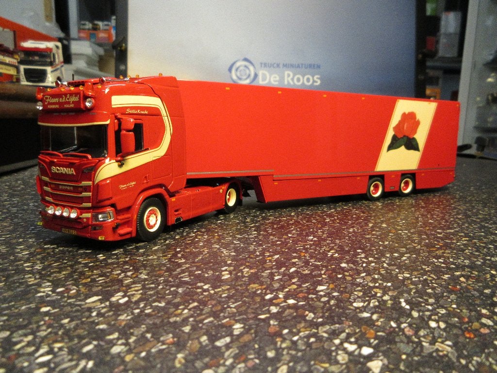 Tekno Scania Next Gen Fleur v/d Eijkel met certificaat, Hobby en Vrije tijd, Modelauto's | 1:50, Ophalen of Verzenden, Nieuw, Bus of Vrachtwagen