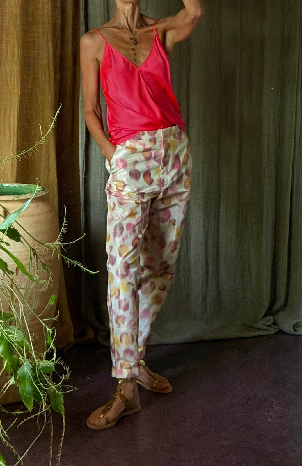 Mooie Zwaar zijden broek 38 Rochas runway vib uniek, Kleding | Dames, Broeken en Pantalons, Ophalen of Verzenden, Nieuw, Maat 38/40 (M)
