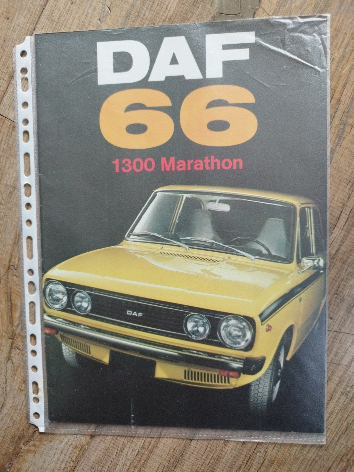 DAF 66 1300 Marathon brochure uit 1973 - 16 pagina's, Ophalen of Verzenden, Zo goed als nieuw, DAF