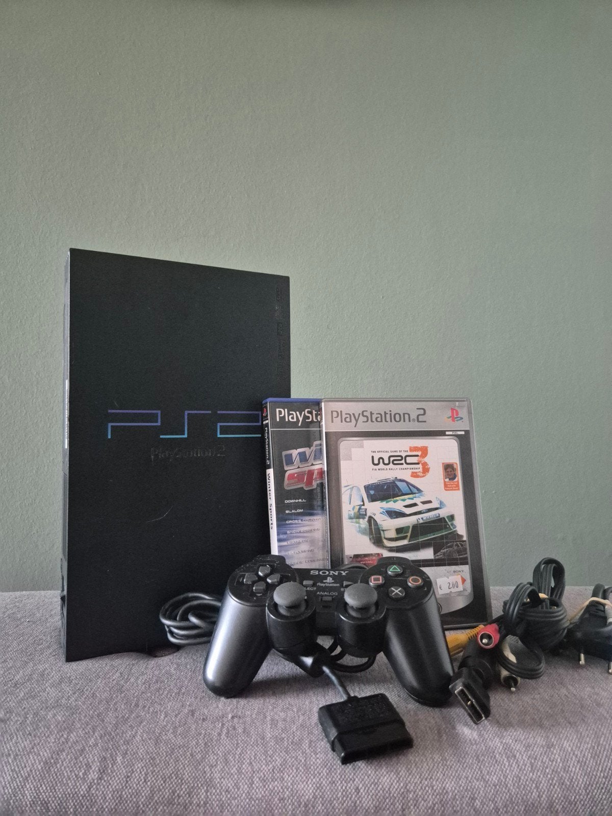 Sony PlayStation 2 PS2 Fat Compleet + Controller + Games, Met games, Ophalen of Verzenden, Zo goed als nieuw, Met 1 controller