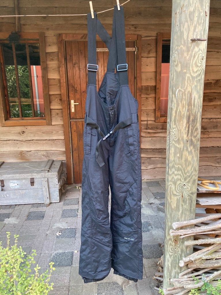Skibroek met bretels, maat M, Ophalen of Verzenden, Gedragen, Maat 48/50 (M), Broek
