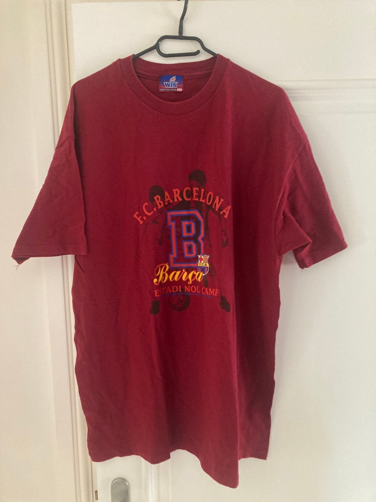 tshirt fc barcelona voetbal spanje, Verzamelen, Ophalen of Verzenden, Zo goed als nieuw, Buitenlandse clubs