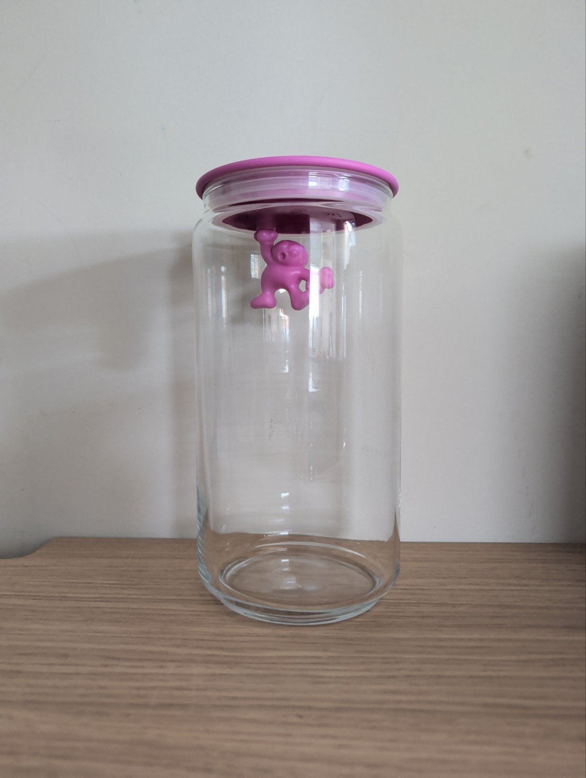 Alessi Voorraadpot Roze, 20,5 cm hoog, Ophalen of Verzenden, Voorraadpot, Roze, Alessi