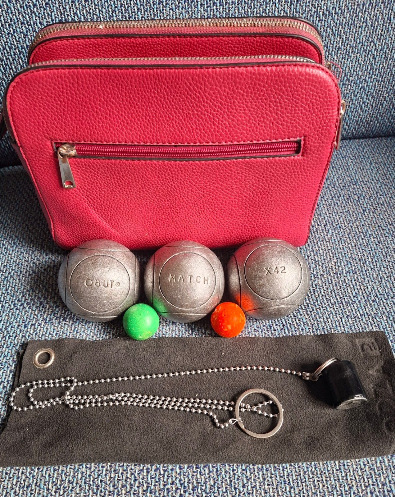 jeu de boules/ Obut-Match/ wedstrijd boules, Sport en Fitness, Ophalen of Verzenden, Bal