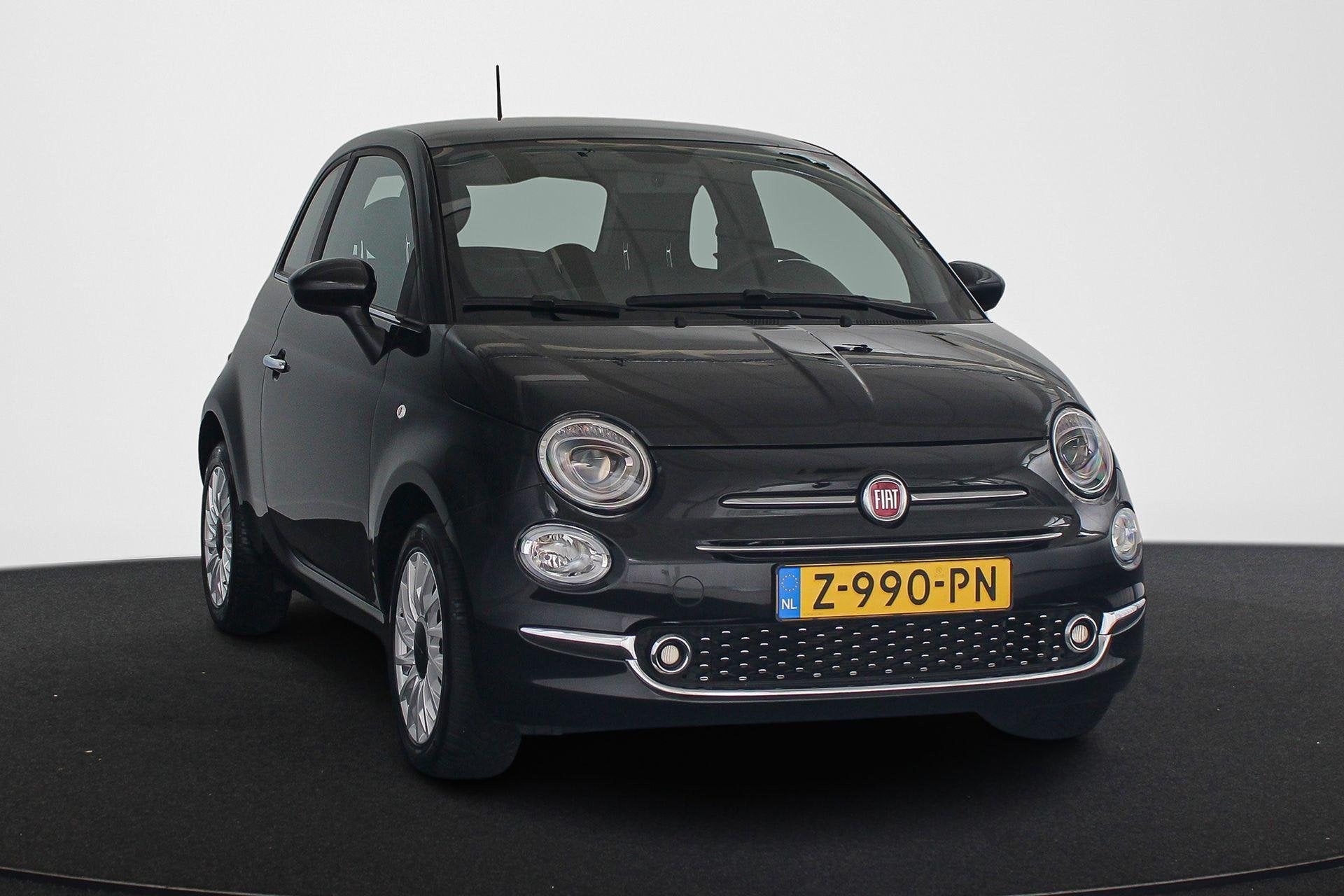Fiat 500 1.0 Hybrid Dolcevita Finale Panoramadak Airco Apple, Voorwielaandrijving, Stof, Euro 6, LED verlichting