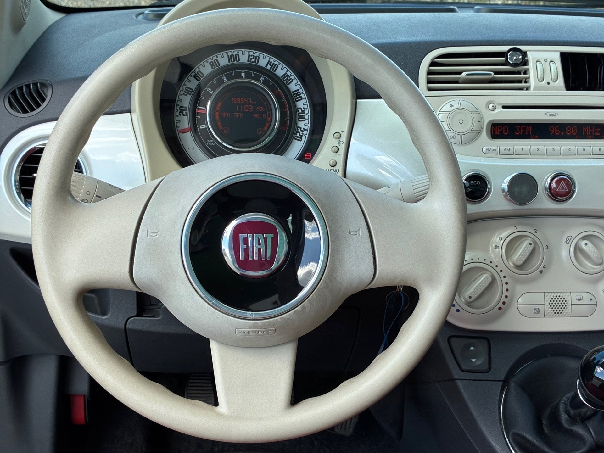 Fiat 500 C 0.9 TwinAir Pop|Cabrio|Elektr.ramen|PDC|LM-Velgen, Euro 5, 86 pk, Gebruikt, 31 €/maand