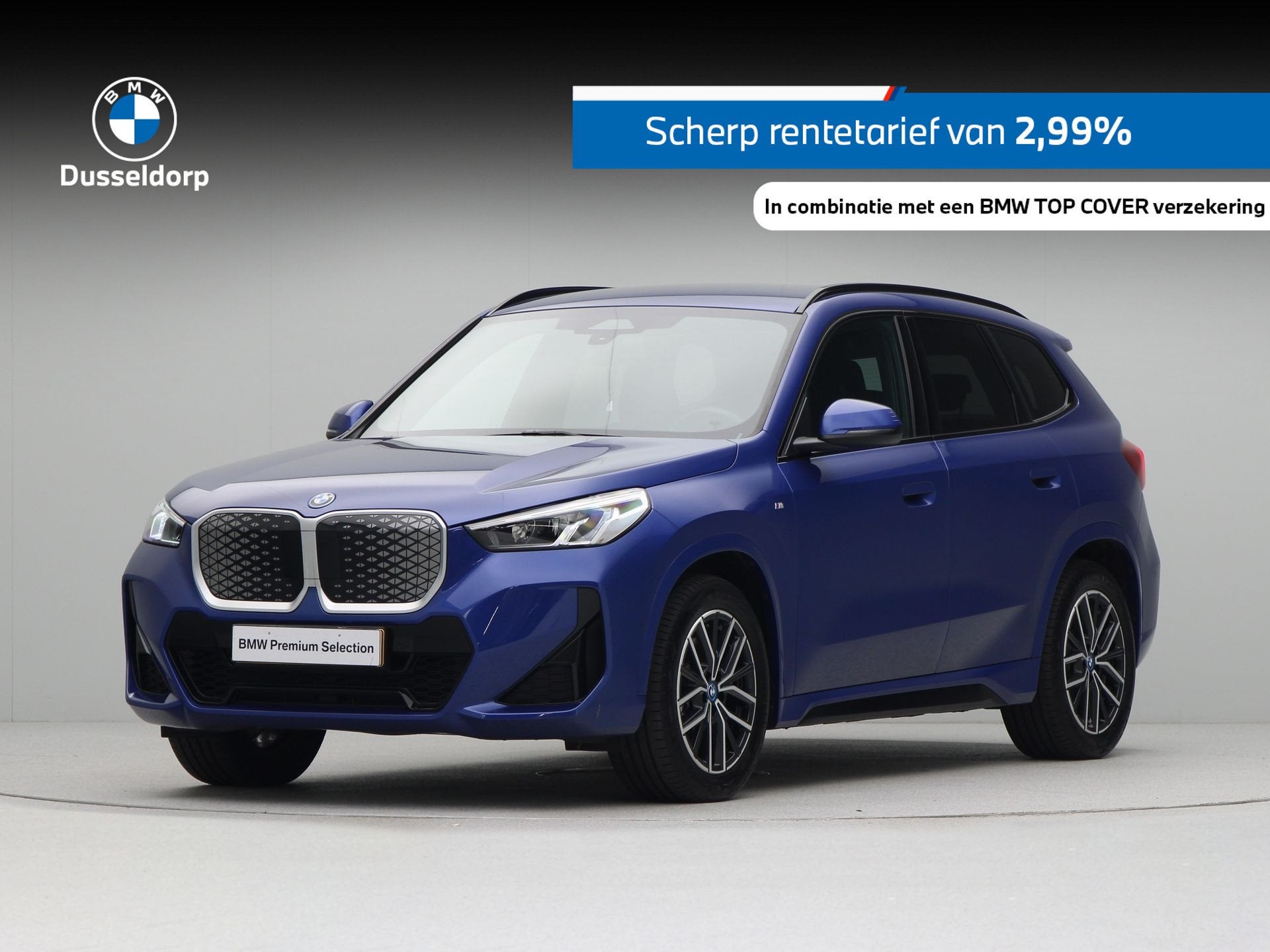 BMW iX1 xDrive30 67 kWh M Sport Edition SoH 100% (bj 2025), Auto's, Automaat, Gebruikt, Zwart, Met garantie (alle)