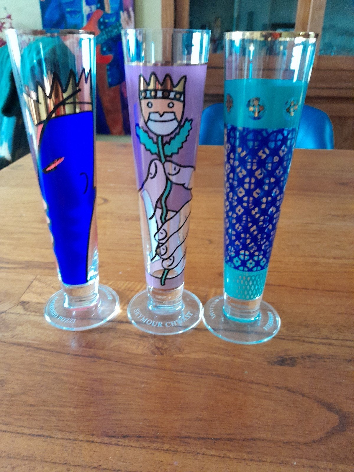 Ritzenhoff Design Bierglazen - Set van 3, Ophalen of Verzenden