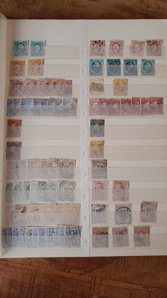 Nederland 1852-1959 voorraad gestempeld (1), Postzegels en Munten, Postzegels | Nederland, Ophalen of Verzenden, T/m 1940, Gestempeld