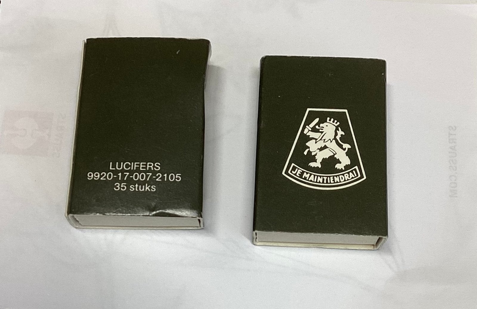 Lucifers, Ophalen, Nieuw