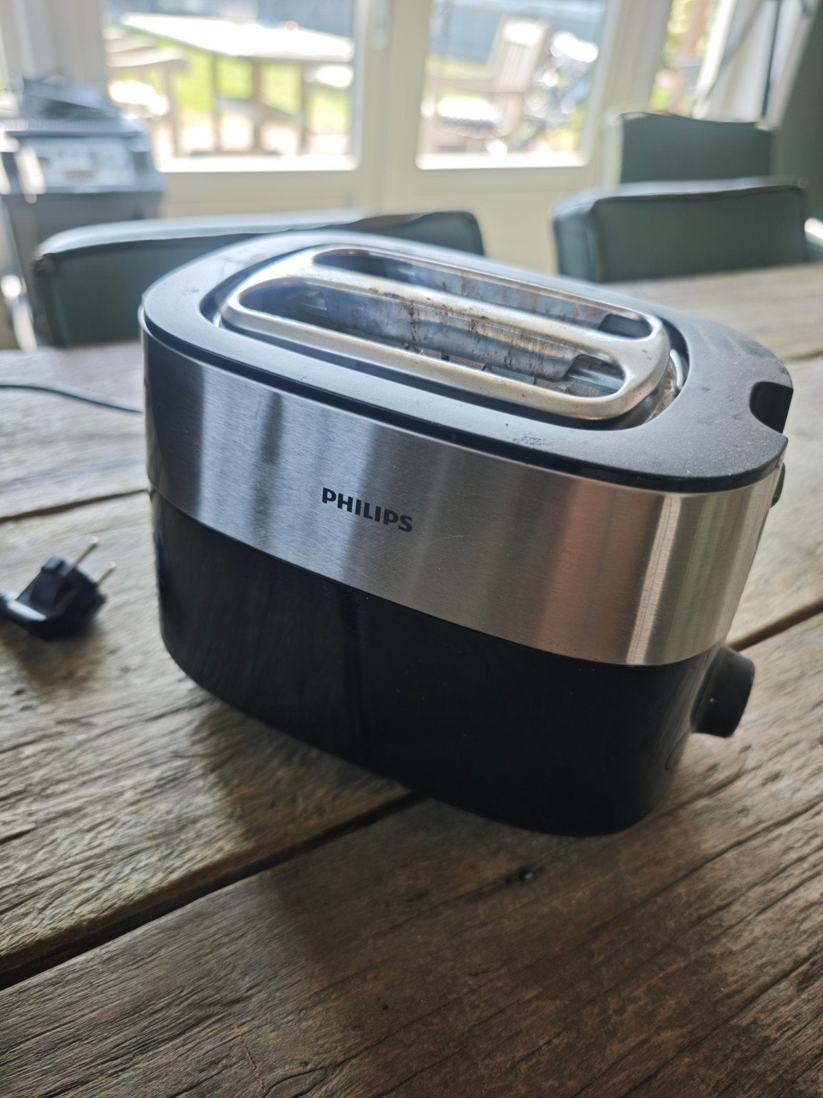 Philips broodrooster - Compact en stijlvol, Witgoed en Apparatuur, Broodroosters, Ophalen, Gebruikt