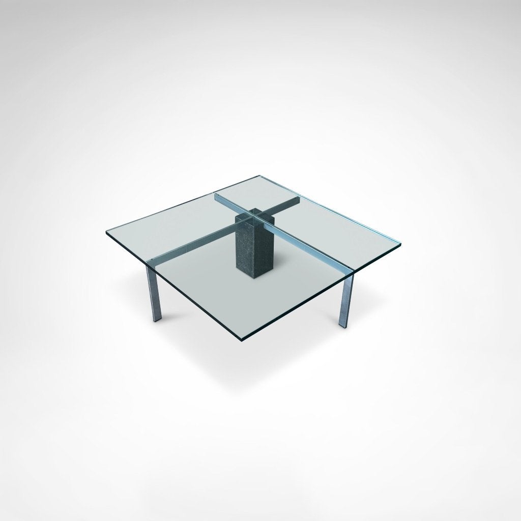 KW1 salontafel |glas en graniet | Hank Kwint | Metaform 80s, Ophalen
