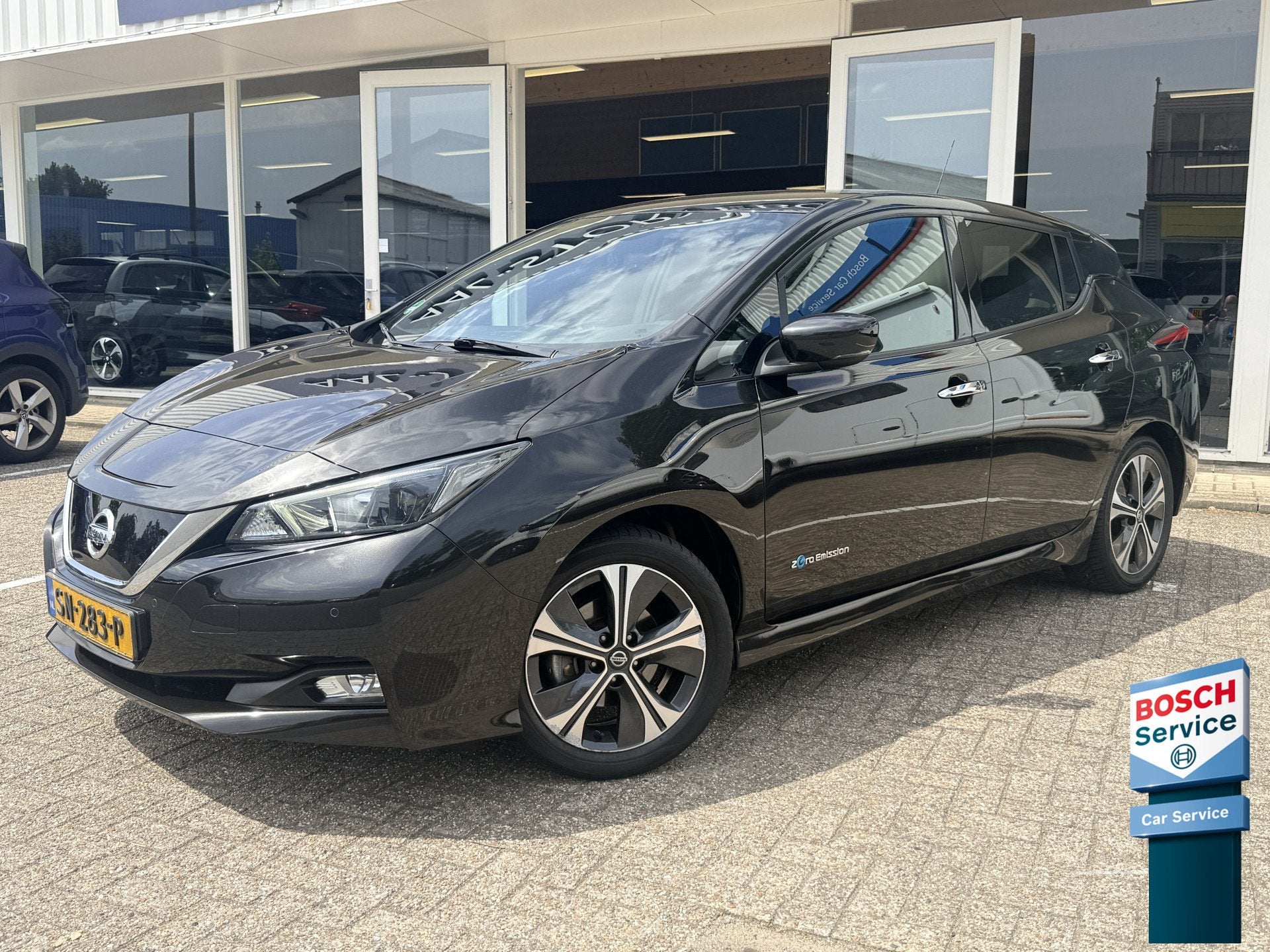 Nissan Leaf 2.ZERO EDITION 40 kWh | LED | Leder | Adapt. Cru, Gebruikt, Zwart, Zwart, 378 km