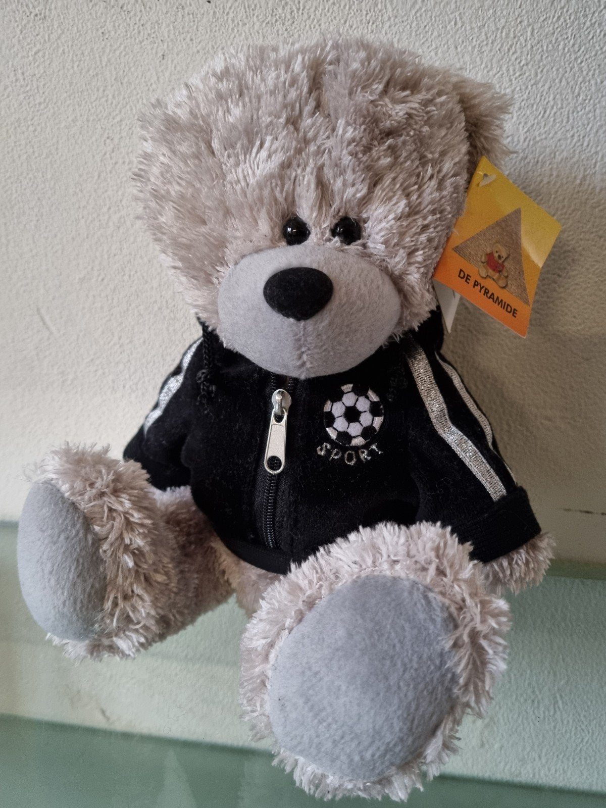 De Pyramide,TEDDYBEER SPORTOUTFIT,25cm,Kaart/Label, Nieuw!, Overige merken, Overige karakters, Beer, Nieuw