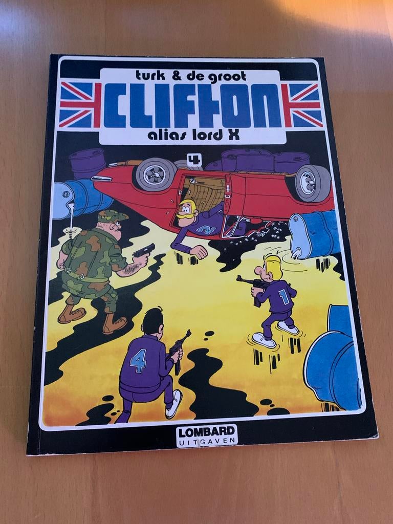 Clifton: Alias Lord X - Turk & De Groot (Lombard Uitgaven), Eén stripboek, Ophalen of Verzenden, Gelezen