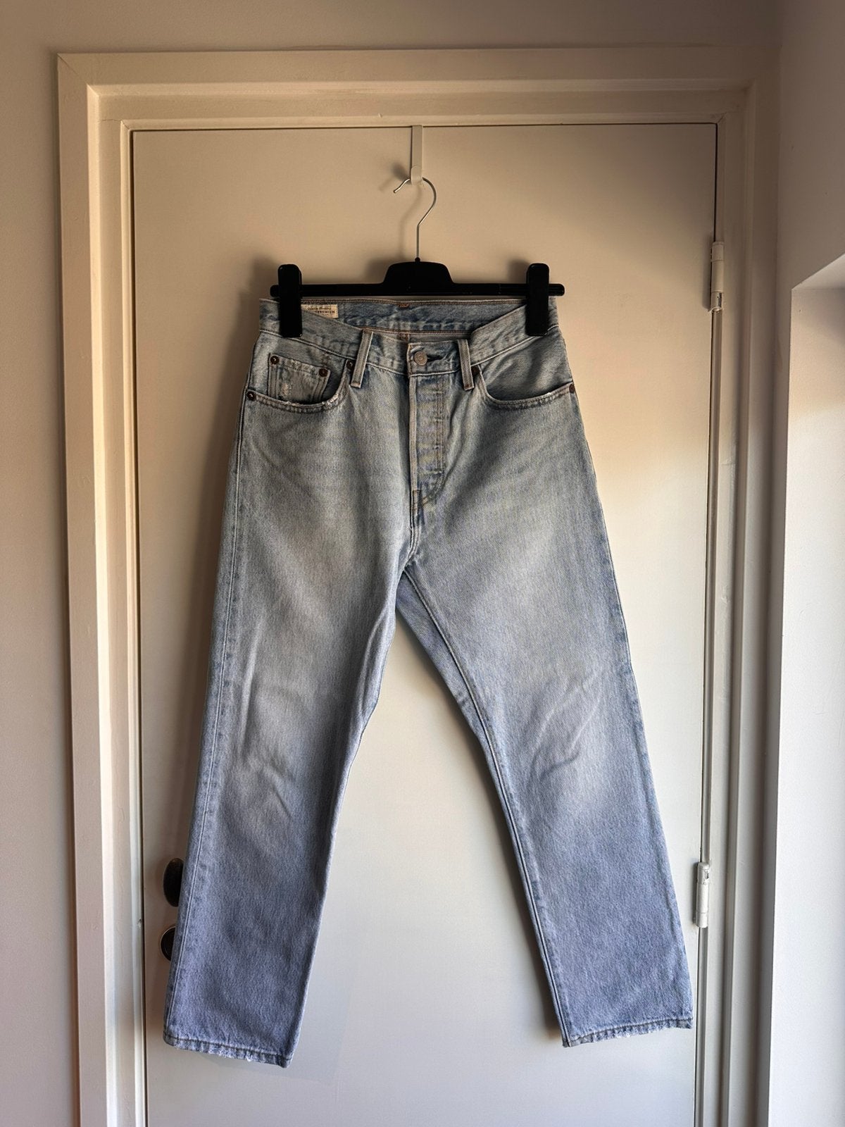 Levi's 501 Crop Jeans – Lovefool (W27 L26), Ophalen of Verzenden, Zo goed als nieuw, Blauw, W27 (confectie 34) of kleiner