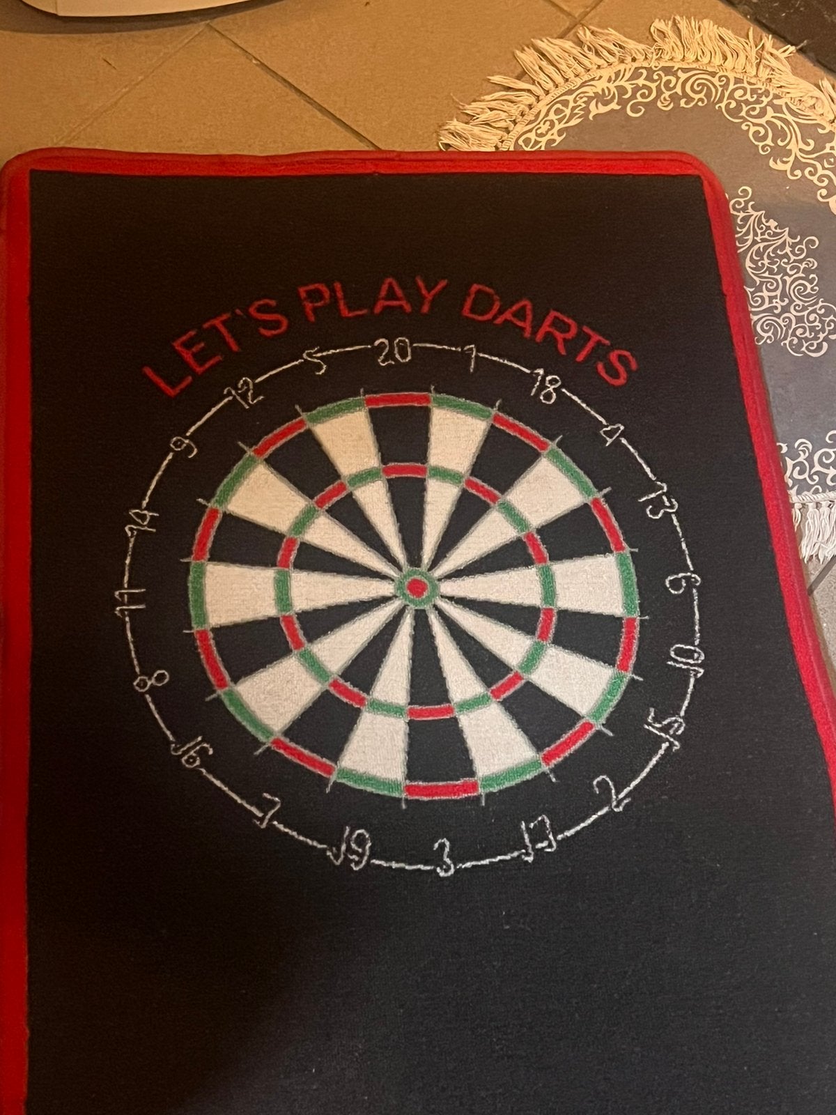 Dart mat, Ophalen of Verzenden, Zo goed als nieuw, Overige typen
