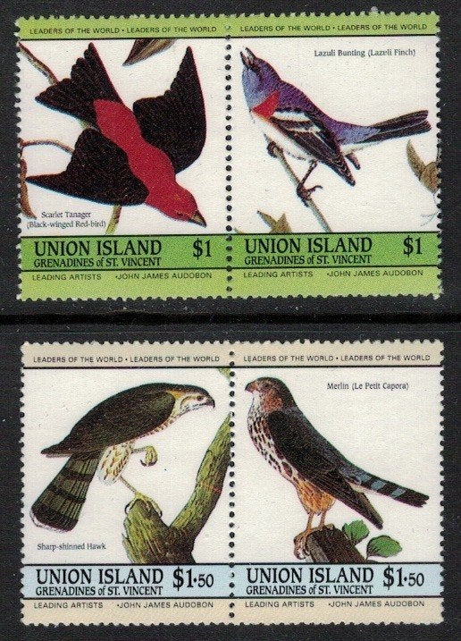 Y533 Union island postfris Vogels, Verzenden, Postfris, Dier of Natuur