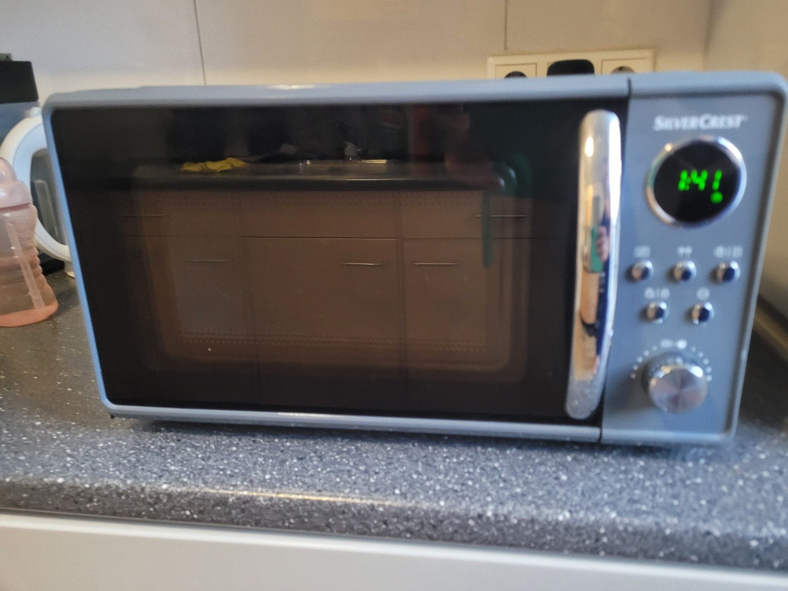 SilverCrest Magnetron 700W - Zo goed als nieuw, Witgoed en Apparatuur, Magnetrons, Ophalen, Draaiplateau, Magnetron, Zo goed als nieuw