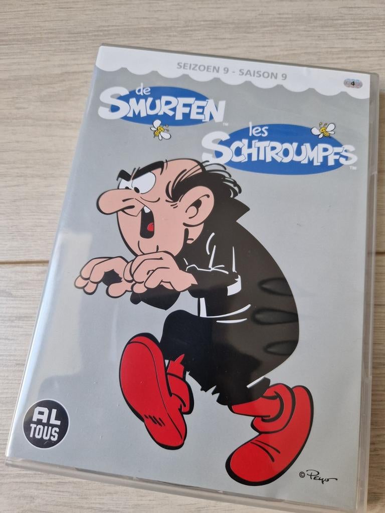 seizoen 9 compleet de smurfen dvd boxset 4 dvd's serie, Ophalen of Verzenden, Zo goed als nieuw, Verschillende Smurfen, Overige typen