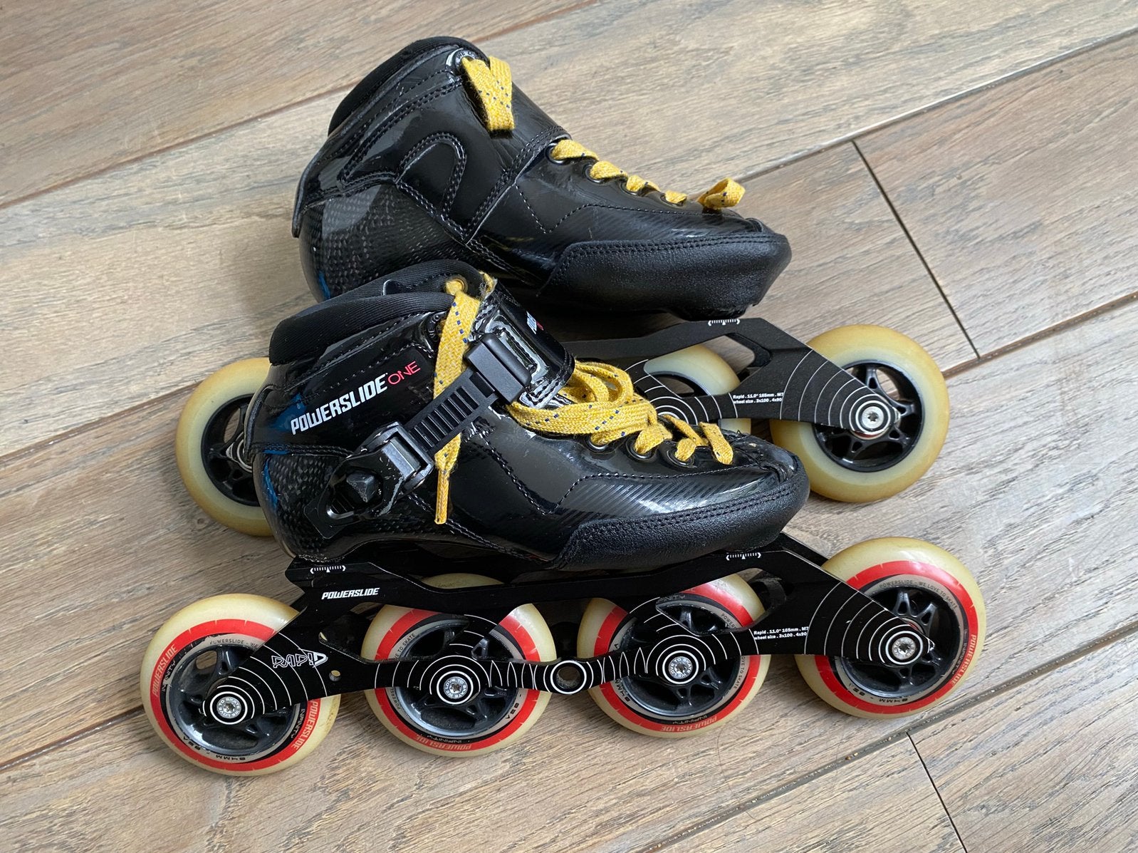 Powerslide One skeelers maat 33, Gebruikt, Kinderen, Ophalen of Verzenden, Inline skates 4 wielen
