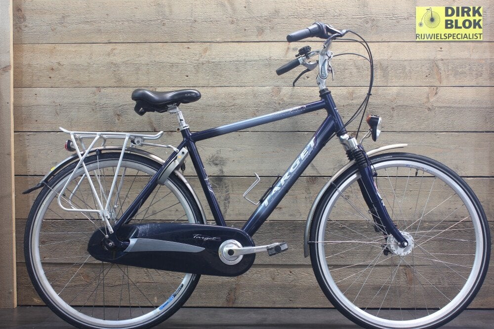 Target Washington herenfiets 8v H51 blauw + 3 mnd garantie, Fietsen en Brommers, Niet ingevuld, Gebruikt, Niet ingevuld, Niet ingevuld