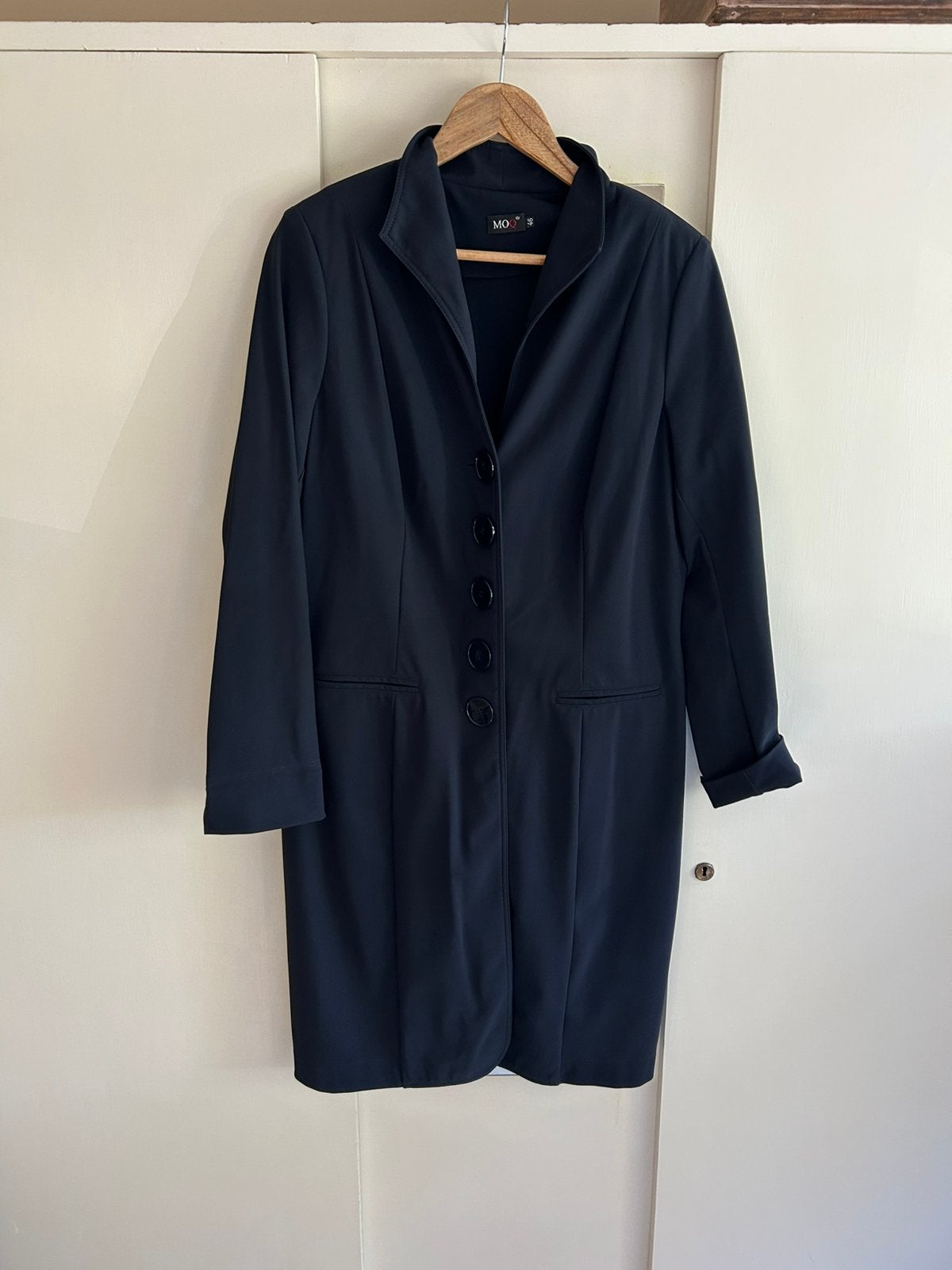 Prachtig Blauw jasje MOQ 46, Kleding | Dames, Ophalen of Verzenden, Zo goed als nieuw, Maat 46/48 (XL) of groter, Blauw