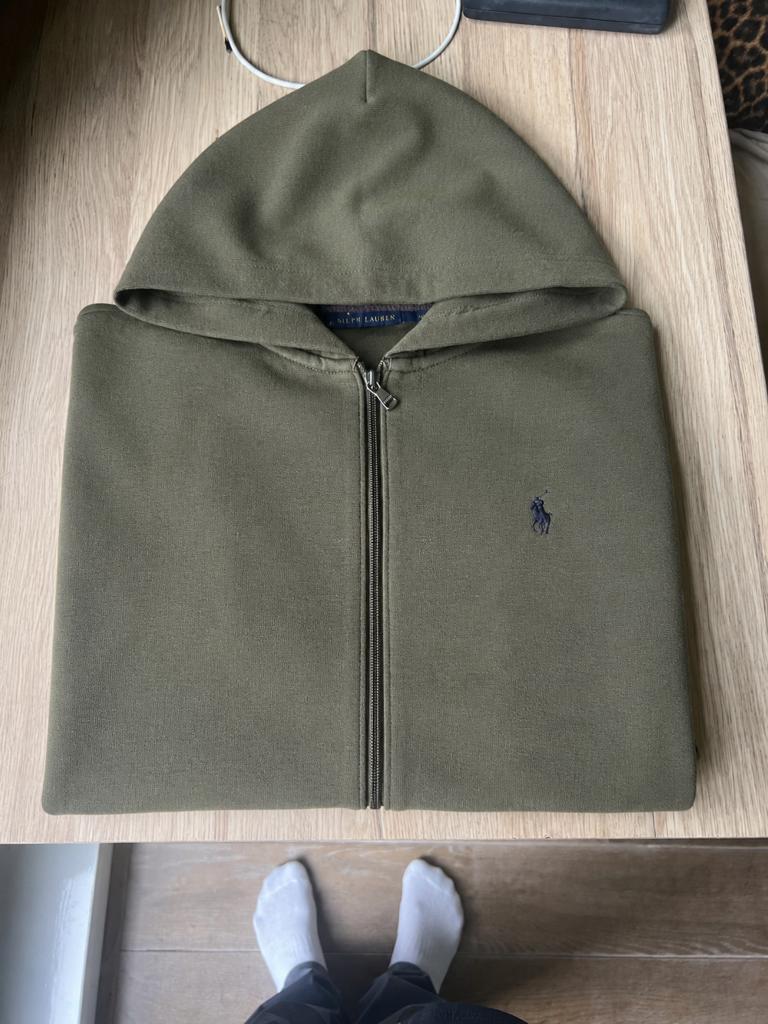 Ralph Lauren Hoodie met rits - Zo goed als nieuw, Kleding | Heren, Overige Herenkleding, Ophalen of Verzenden, Zo goed als nieuw