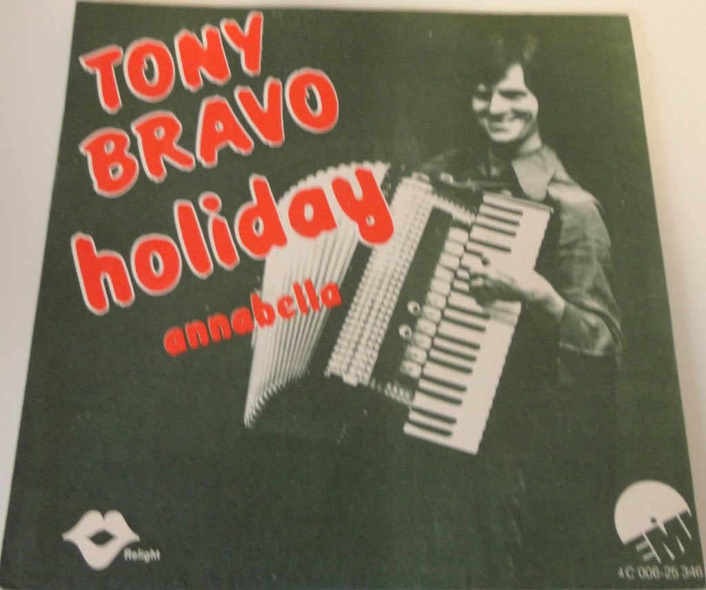 Tony Bravo > Holiday, Ophalen of Verzenden, Gebruikt, 7 inch