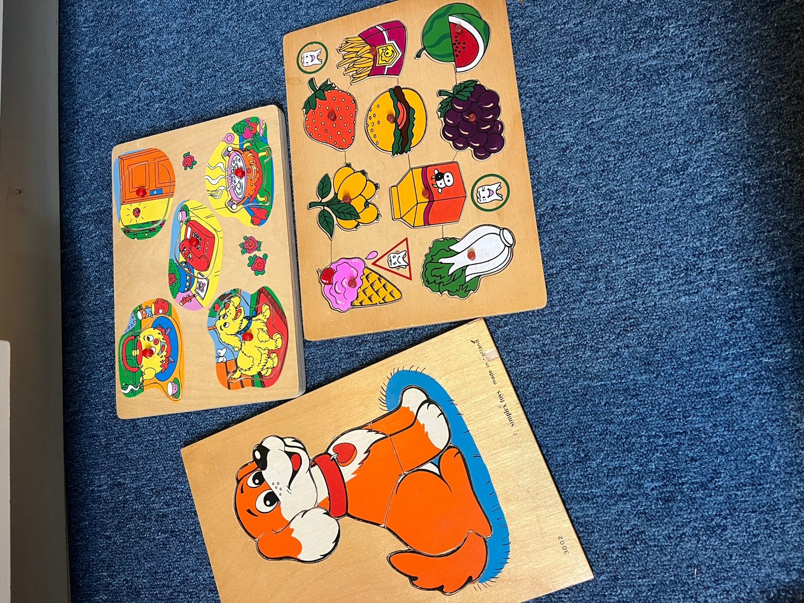 Kinderpuzzels, 2 tot 4 jaar, Gebruikt, Ophalen of Verzenden, Van hout