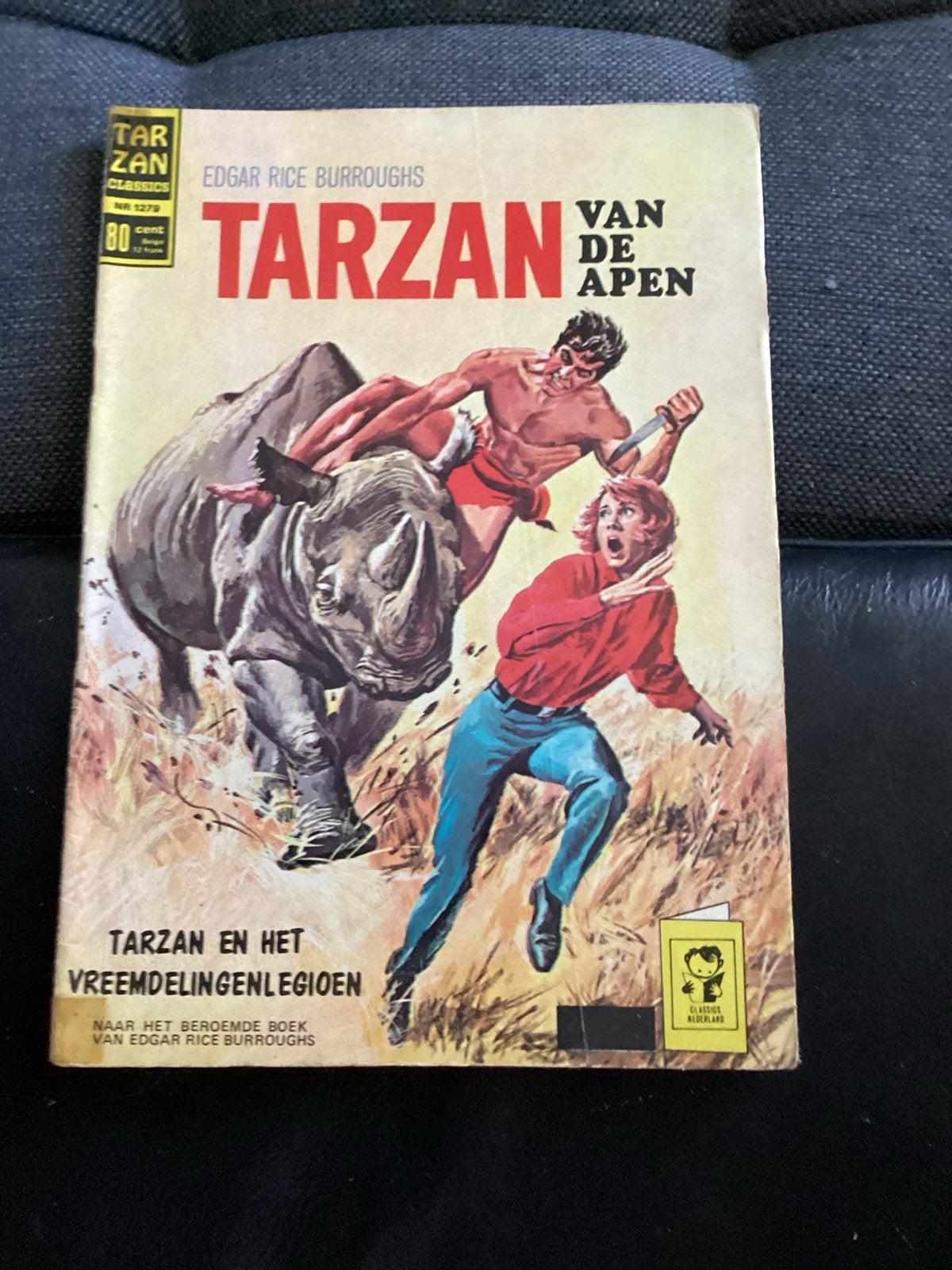 Tarzan van de Apen - Edgar Rice Burroughs stripboek, Boeken, Ophalen of Verzenden, Gelezen