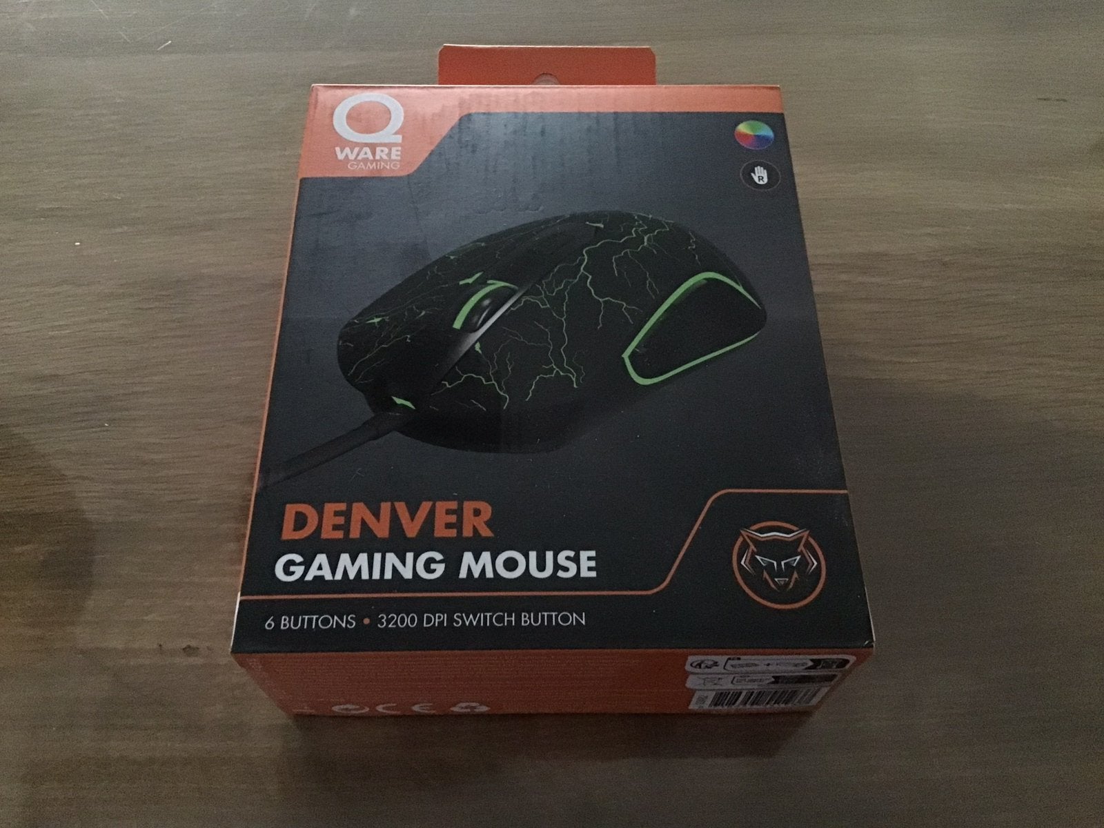 Denver gaming mouse, Computers en Software, Muizen, Ophalen of Verzenden, Nieuw