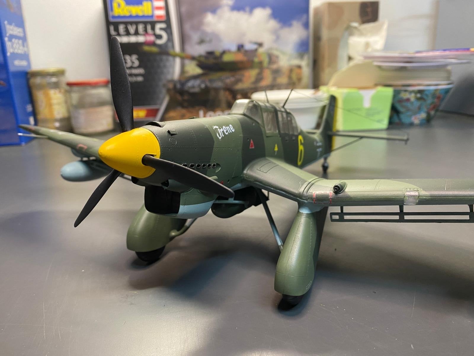 Ju 87 Stuka “Irene” 1:32 - Professioneel Gebouwd, Overige merken, Ophalen of Verzenden, Zo goed als nieuw, Groter dan 1:72