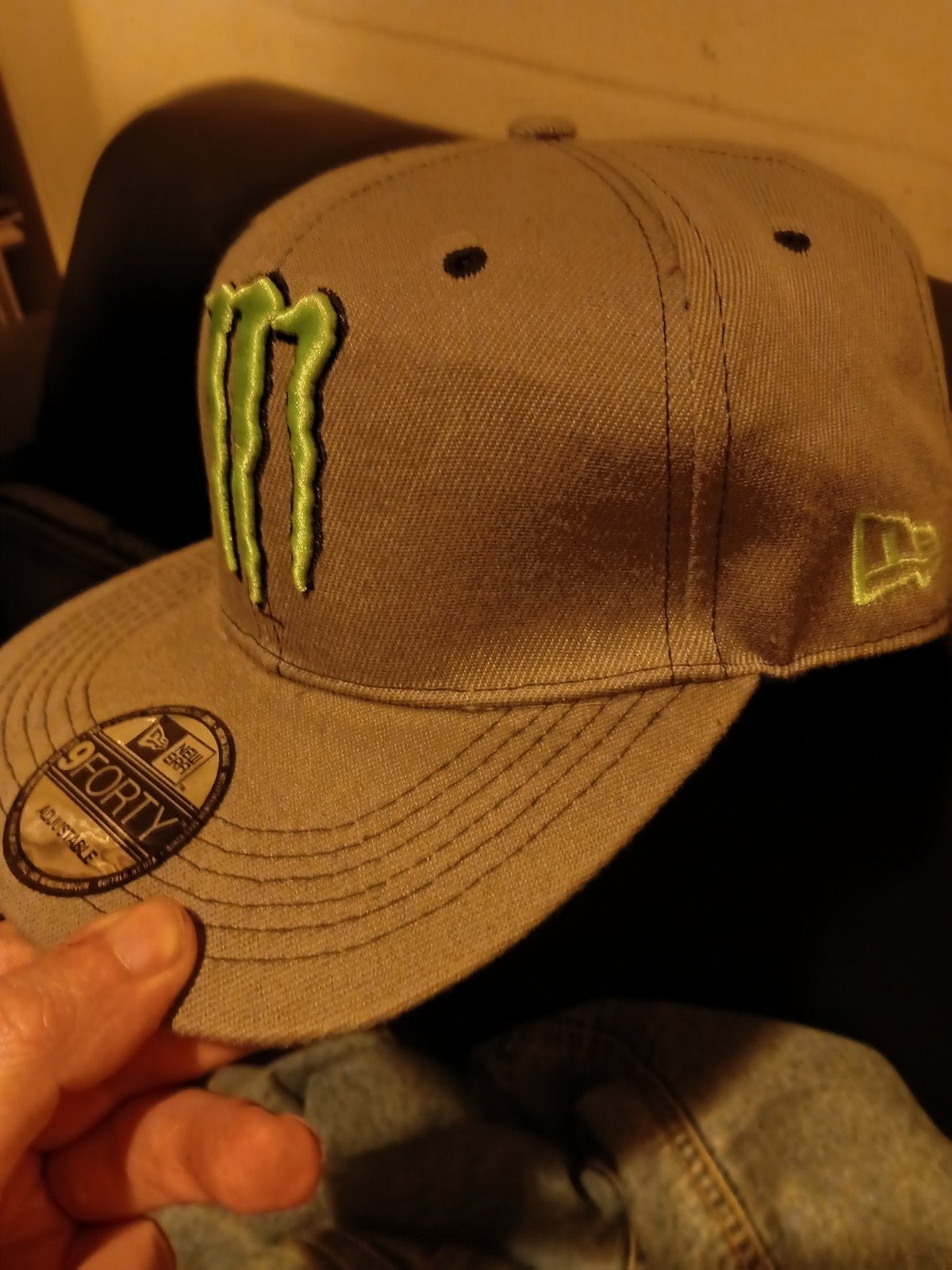 Nieuwe Grijze New Era Monster Energy Pet - Verstelbaar, Kleding | Heren, Hoeden en Petten, Nieuw, Pet, New Era, One size fits all