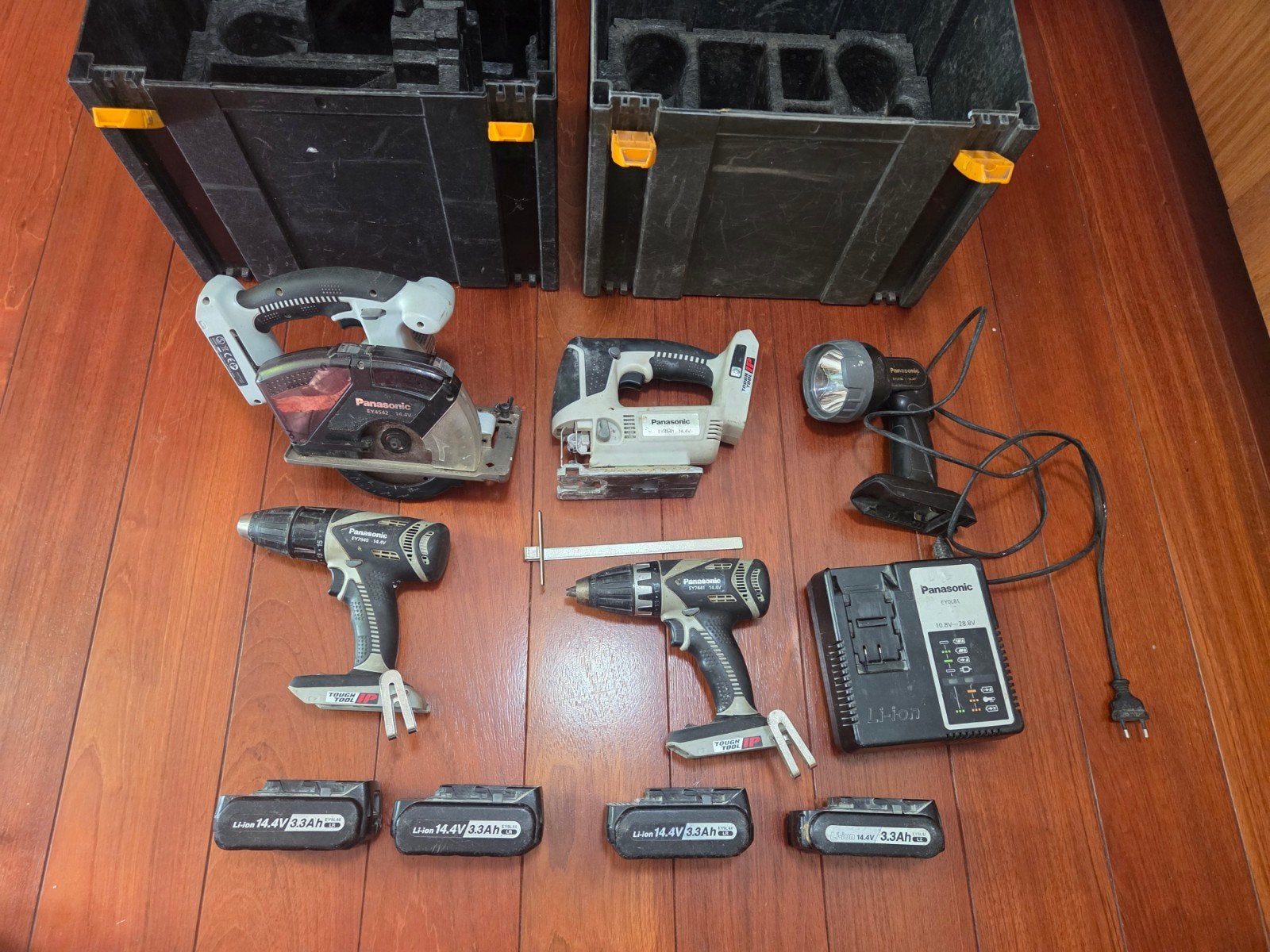 Panasonic 14,4 Volt Accugereedschap Set, Ophalen of Verzenden, Gebruikt