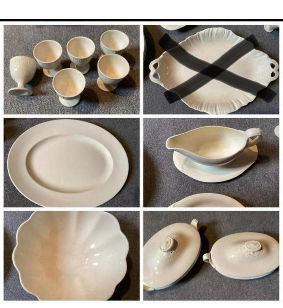 Antiek Empire Wedgwood Servies, Ophalen of Verzenden