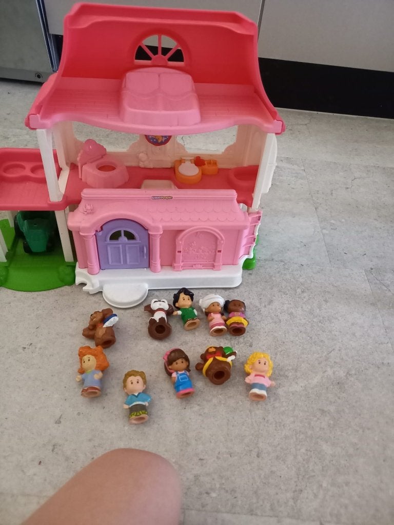 Little people huis, Kinderen en Baby's, Speelgoed | Fisher-Price, Ophalen of Verzenden, Gebruikt, Speelset, Met geluid