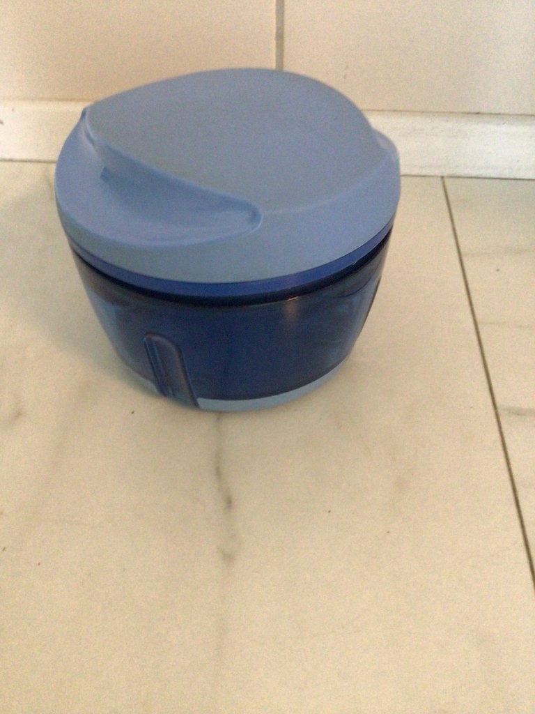 Mini Quick Chef Tupperware als nieuw, Ophalen of Verzenden, Zo goed als nieuw, Blauw, Overige typen