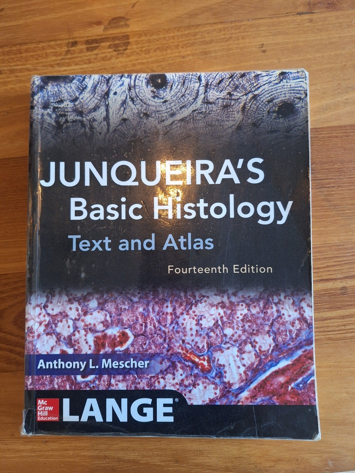 Junqueira's Basic Histology - Text and Atlas (14e), Boeken, Zo goed als nieuw, Beta, Anthony L. Mescher, HBO