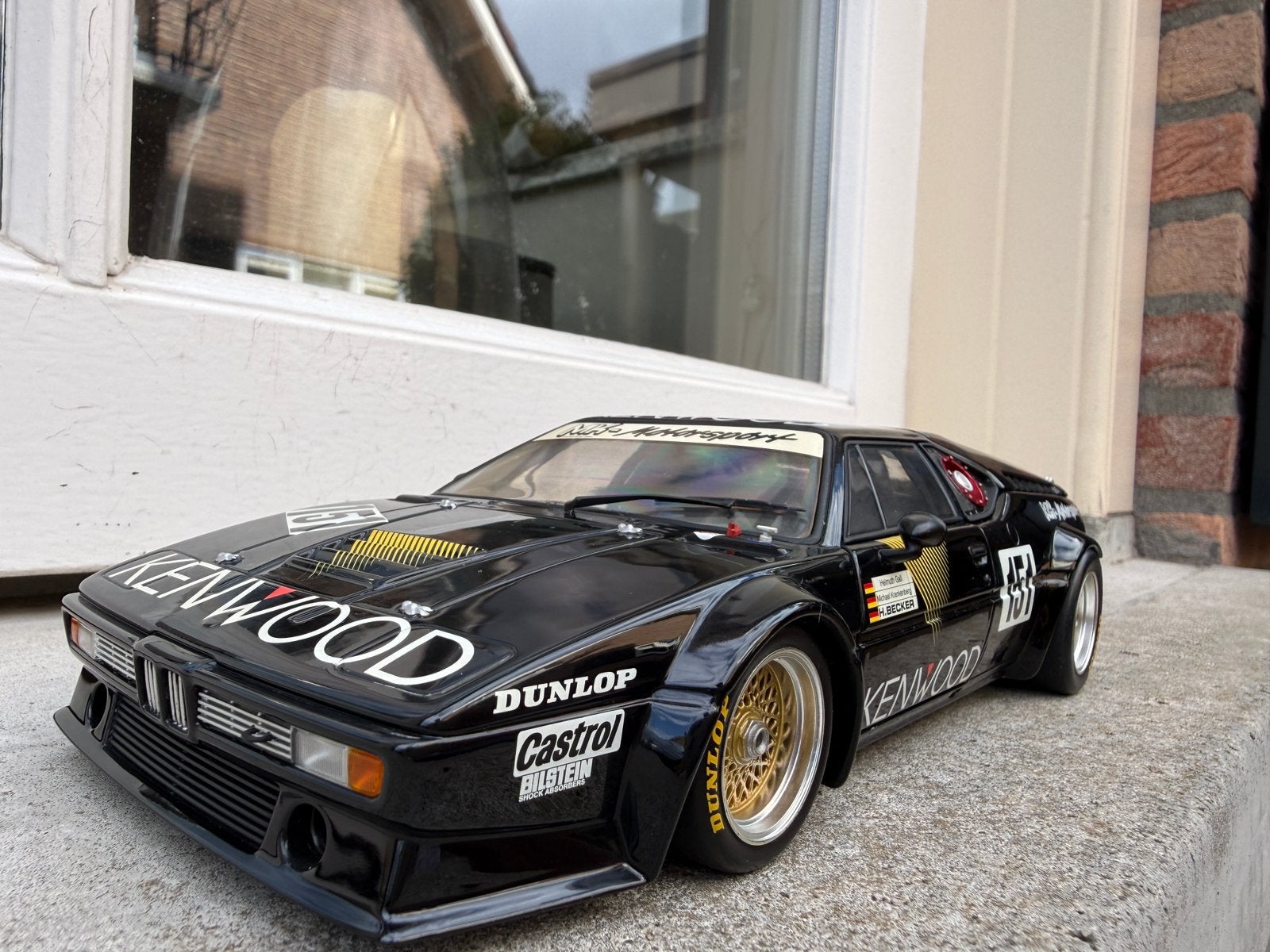 1:18 BMW M1 Procar #151 Kenwood 1986 Minichamps Mist Spoiler, Minichamps, Gebruikt, Auto, Ophalen of Verzenden
