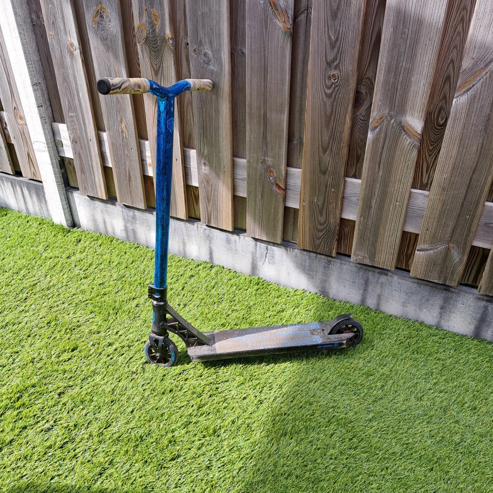 Stuntstep blauw - Grit, Ophalen, Gebruikt, Gewone step, Onbekend