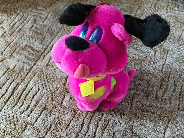 Roze hond knuffel 36 cm. Nieuw, Ophalen of Verzenden, Nieuw, Hond