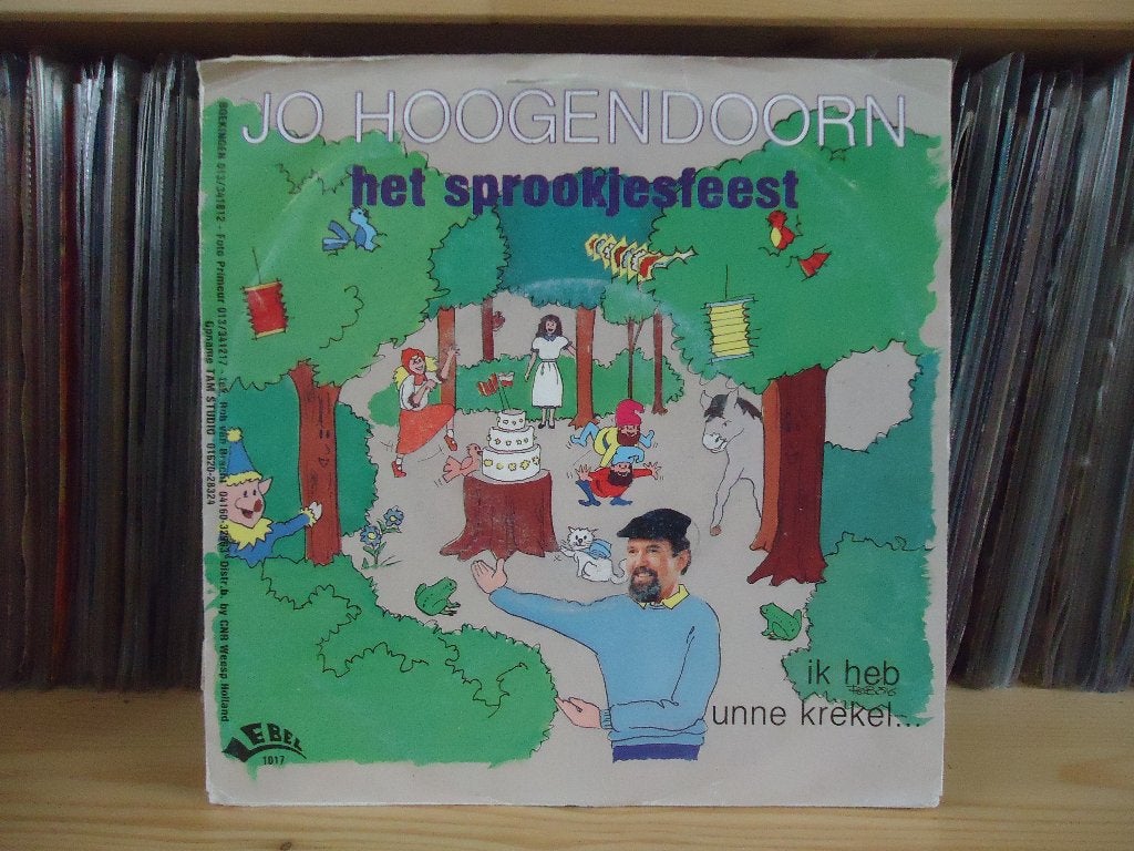 7" Single Jo Hoogendoorn - Het Sprookjesfeest / Ik Heb Unne, Gebruikt, 7 inch, Ophalen of Verzenden, Overige typen