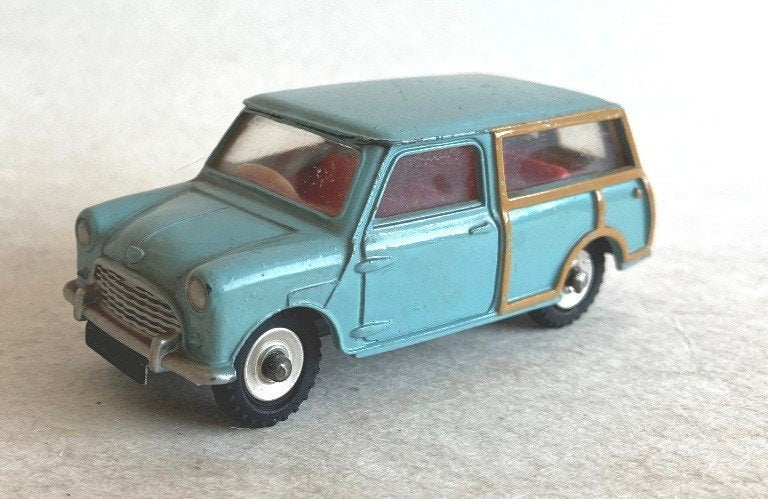 Austin Mini Countryman blauw Dinky Toys  # 199., Ophalen of Verzenden, Gebruikt, Auto, Dinky Toys