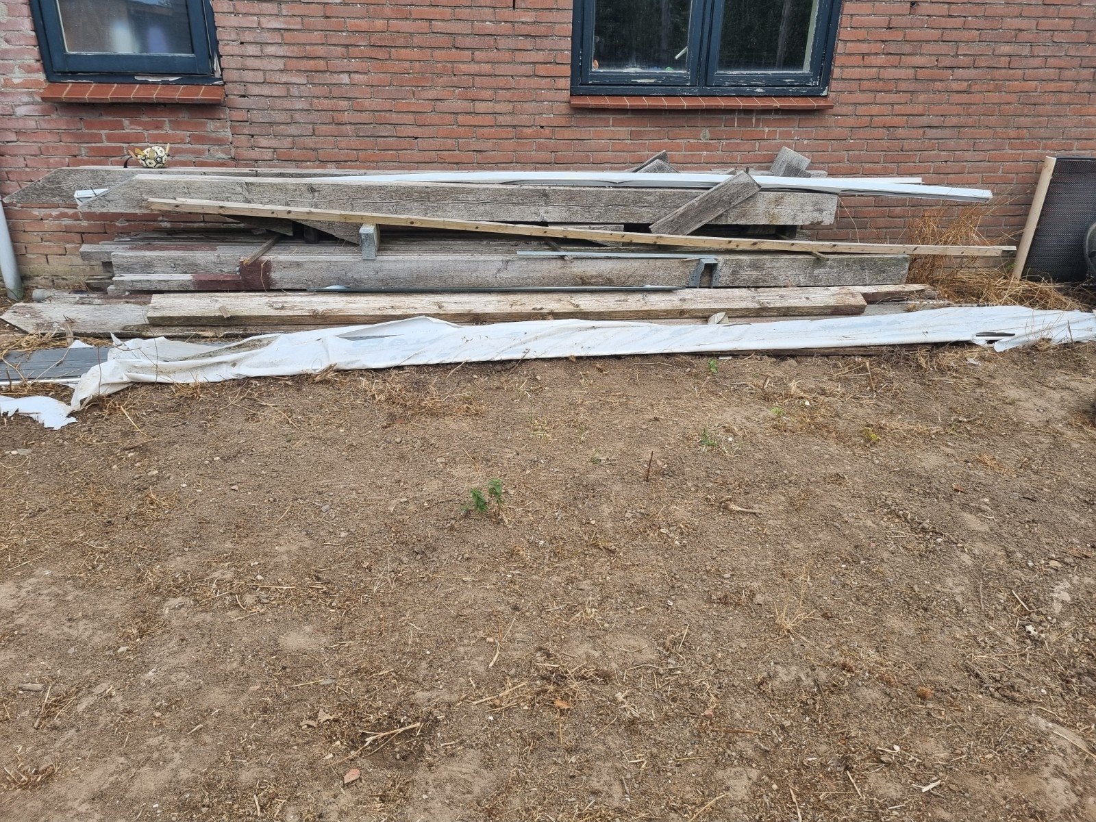 Diverse partij gebruikt hout: balken (19 stuks), Doe-het-zelf en Verbouw, Hout en Planken, Ophalen, Gebruikt, Balk, Overige houtsoorten