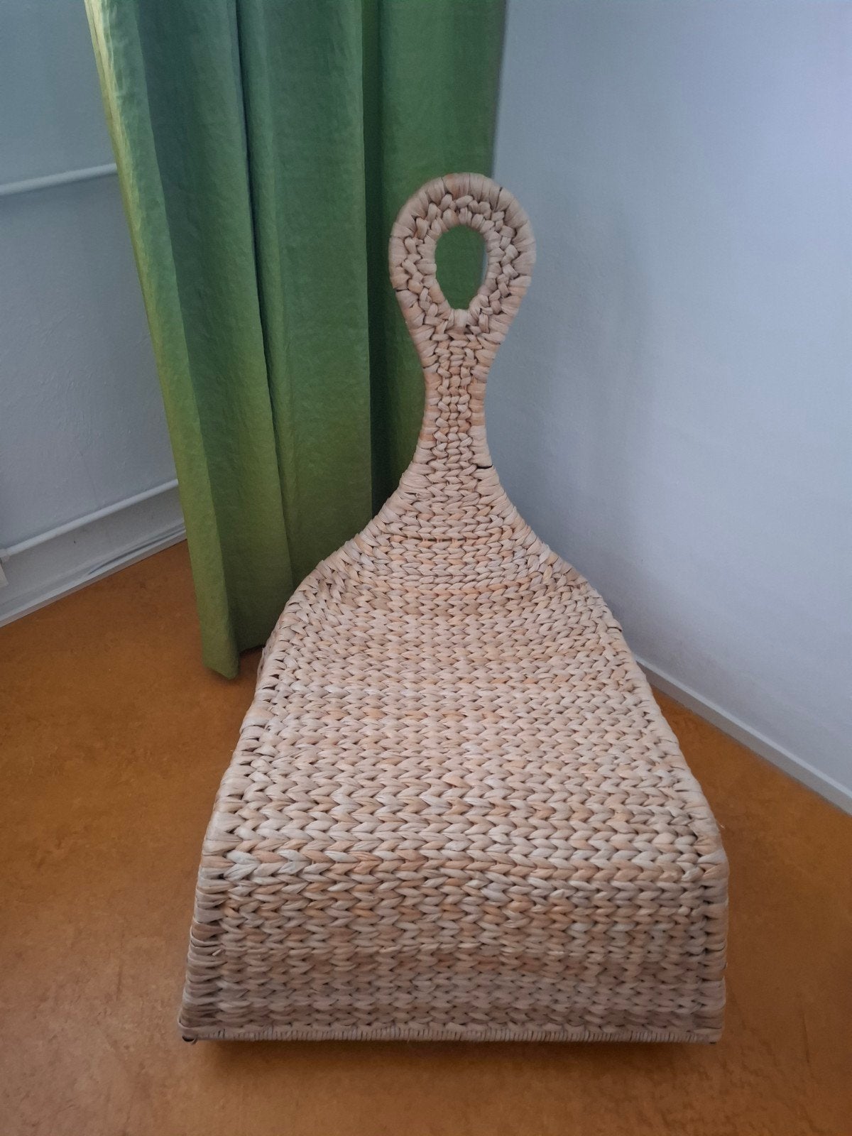 Unieke rieten Ikea stoel / lounge stoel, Ophalen, Overige kleuren, Riet of Rotan, Zo goed als nieuw